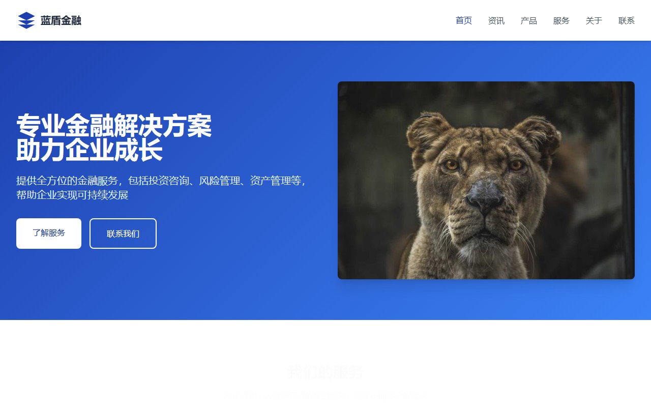 金融商务解决方案 - 蓝盾金融